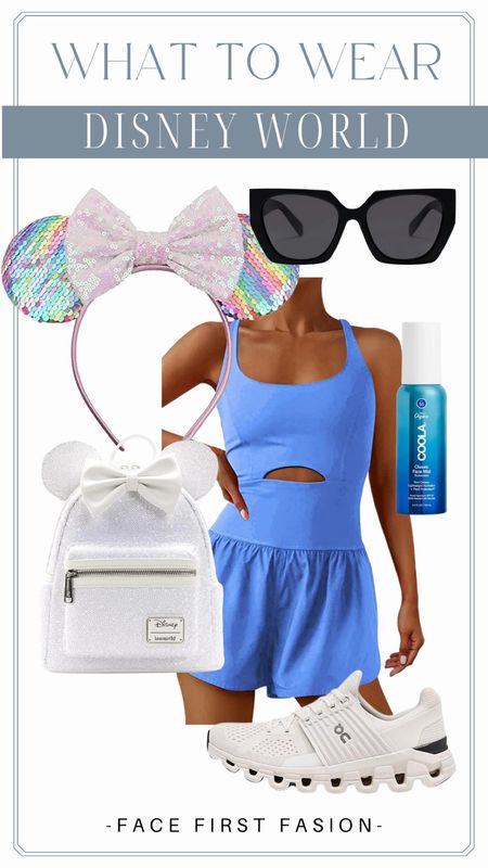 #disneyoutfit #disneyworld #momoutfits #summeroutfit 
This is my easy go to look for amusement parks and fun family days! Athletic Dress or romper bc it’s all one piece to throw on and go! 

#LTKunder100 #LTKfamily #LTKkids