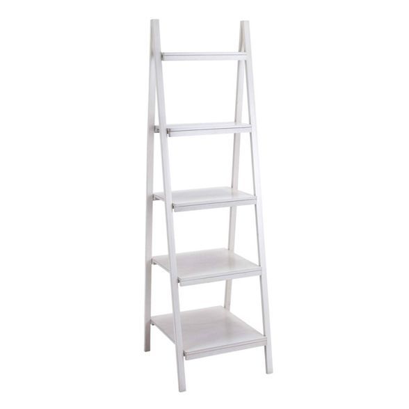Wood Ladder Leaning Bookshelf - Olivia & May | Target