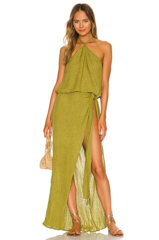 Savannah Morrow Neoma Wrap Skirt in Agave from Revolve.com | Revolve Clothing (Global)