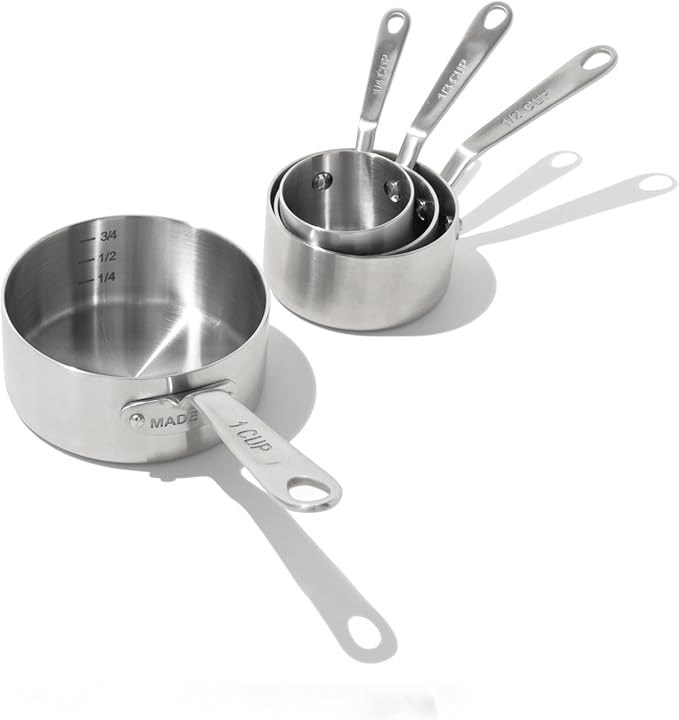 Made In Cookware - Measuring Cup Set - Stainless Steel - Stackable - Dishwasher Safe | Amazon (US)