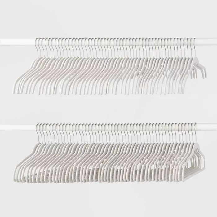 100pk Combo Hanger Suit/Shirt Hanger - Made By Design™ | Target