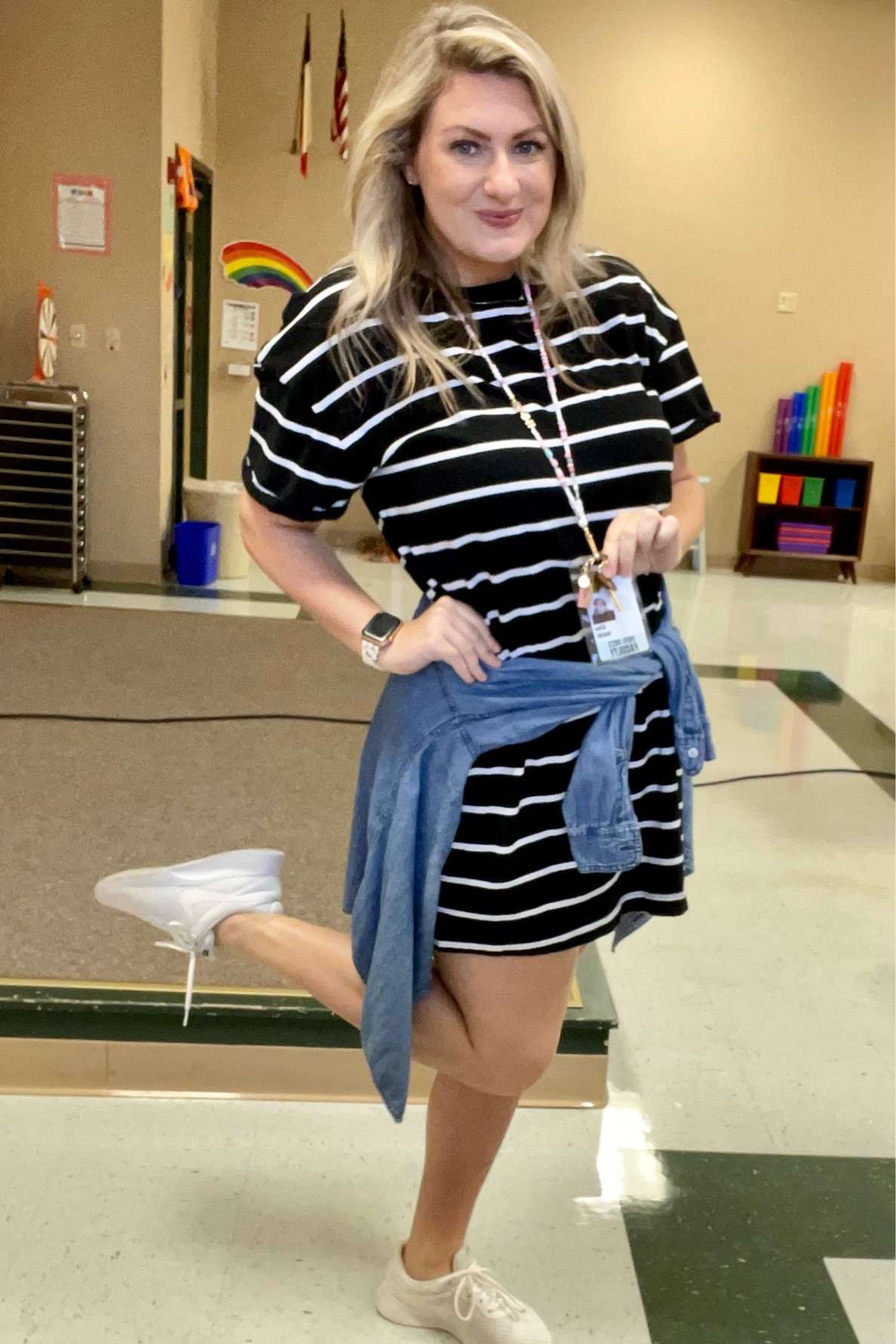 Cute & comfy teacher fit!

#LTKunder50 #LTKworkwear