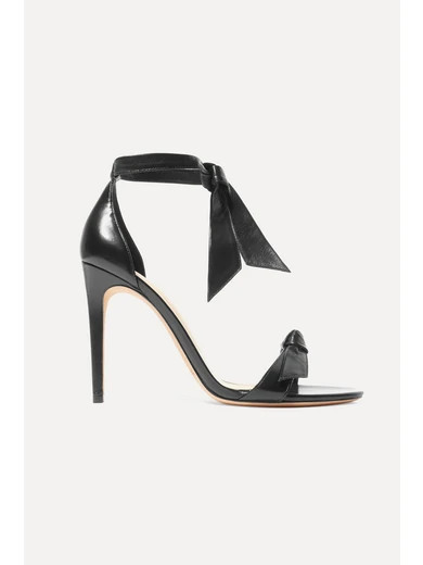 Alexandre Birman - Clarita Bow-embellished Leather Sandals - Black | NET-A-PORTER (US)