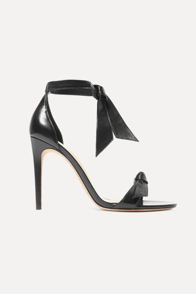 Alexandre Birman - Clarita Bow-embellished Leather Sandals - Black | NET-A-PORTER (US)
