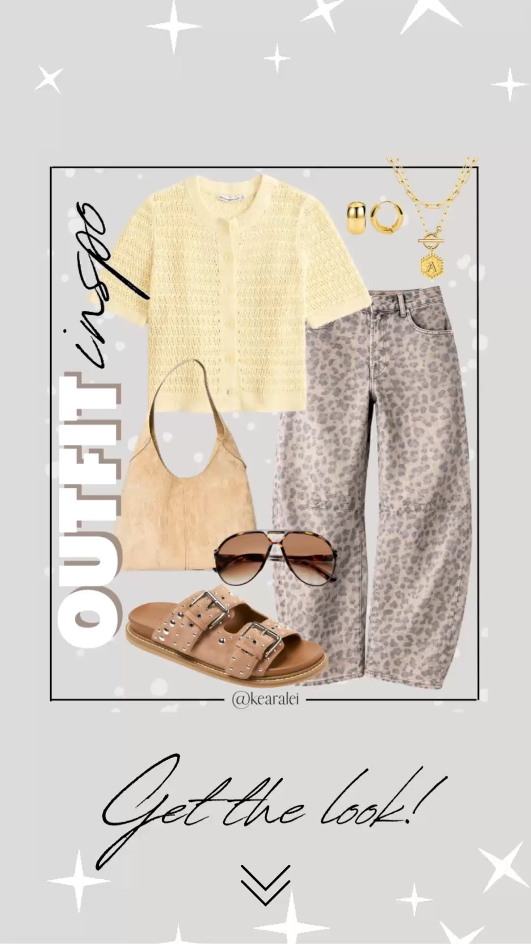 Spring outfits 2026 butter yellow crochet short sleeve sweater cardigan Abercrombie and fitch outfit Free People inspired outfit looks for less Amazon fashion affordable outfits yellow fuzzy short sleeve sweater knit vest cardigan shirt knit top with wide leg light wash leopard print cheetah print free people barrel jeans barrel leg denim Birkenstocks look for less faux suede leather studded strappy buckle slides sandals flats target shoes tan cognac leather crossbody purse handbag boho outfit casual mom outfit momiform business casual teacher outfit teaching workwear office work wear outfits || #freepeople #boho #amazon #abercrombie #target #fashion #spring #teacher
.
.
deals sales sale alert Amazon fashion, teacher outfits, business casual, casual outfits, neutrals, street style, Midi skirt, Maxi Dress, Swimsuit, Bikini, Travel, skinny Jeans, Puffer Jackets, Concert Outfits, Cocktail Dresses, Sweater dress, Sweaters, cardigans Fleece Pullovers, hoodies, button-downs, Oversized Sweatshirts, Jeans, High Waisted Leggings, dresses, joggers, fall Fashion, winter fashion, leather jacket, Sherpa jackets, Deals, shacket, Plaid Shirt Jackets, apple watch bands, lounge set, Date Night Outfits, Vacation outfits, Mom jeans, shorts, sunglasses, Disney outfits, Romper, jumpsuit, Airport outfits, biker shorts, Weekender bag, plus size fashion, Stanley cup tumbler, boots booties tall over the knee, ankle boots, Chelsea boots, combat boots, pointed toe, chunky sole, heel, high heels, mules, clogs, sneakers, slip on shoes, Nike, adidas, vans, dr. marten’s, ugg slippers, golden goose, sandals, high heels, loafers, Birkenstocks, Steve Madden Target, Abercrombie and fitch, Nordstrom

#LTKootd #LTKSeasonal #LTKSaleAlert