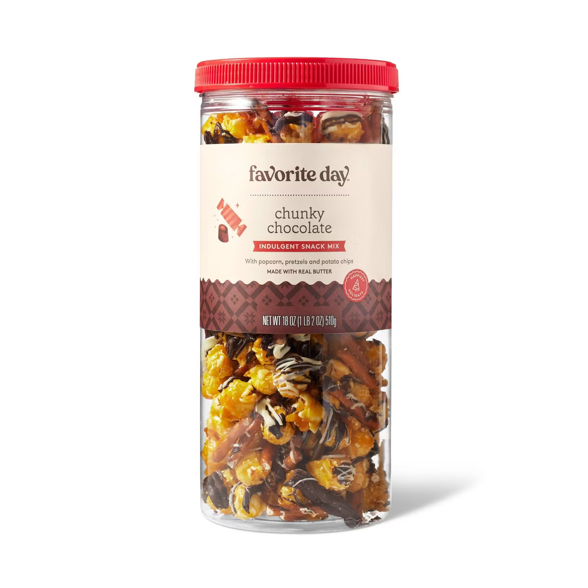 Holiday Chunky Chocolate Indulgent Snack Mix - 18oz - Favorite Day™ | Target