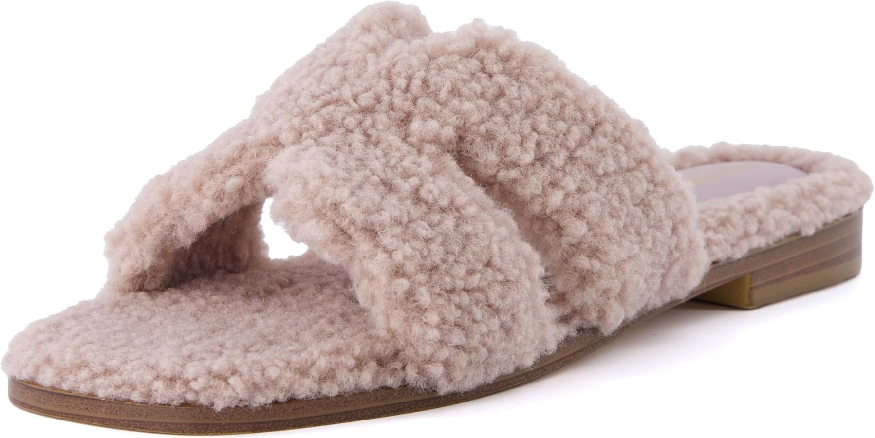 CUSHIONAIRE Women's Visa cozy slide sandal +Memory Foam, Wide Widths Available | Amazon (US)