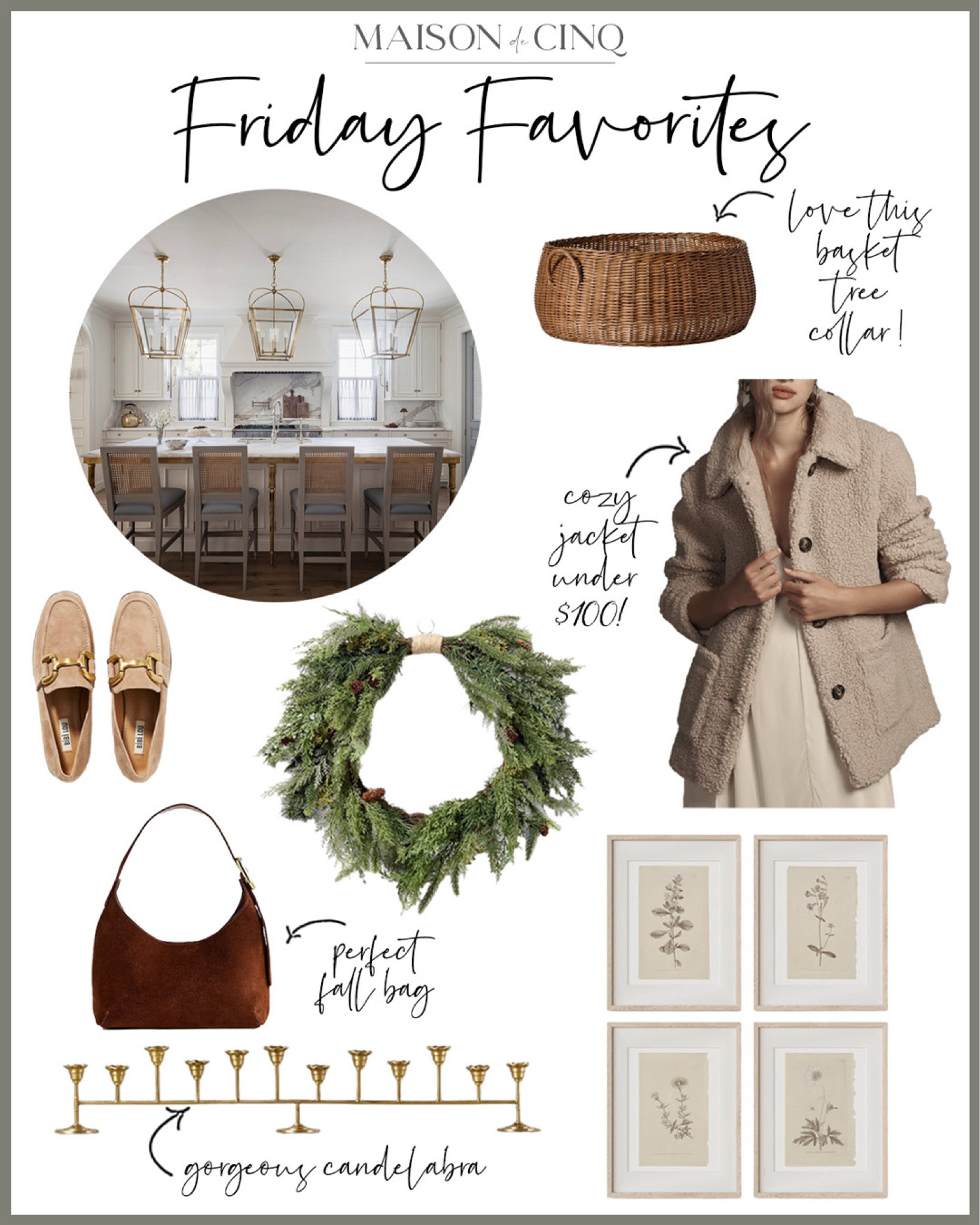 SO many great finds for Friday Favorites today! Like cutest cozy jacket, gorgeous fall bags, McGee Target Christmas finds that are IN STOCK, a leather trench coat for a steal and more!

Home decor, Christmas decor, holiday decor, fall fashion, fall outfit fall jacket, fall coat, loafers, fall handbag 

#LTKSeasonal #LTKHoliday #LTKHome