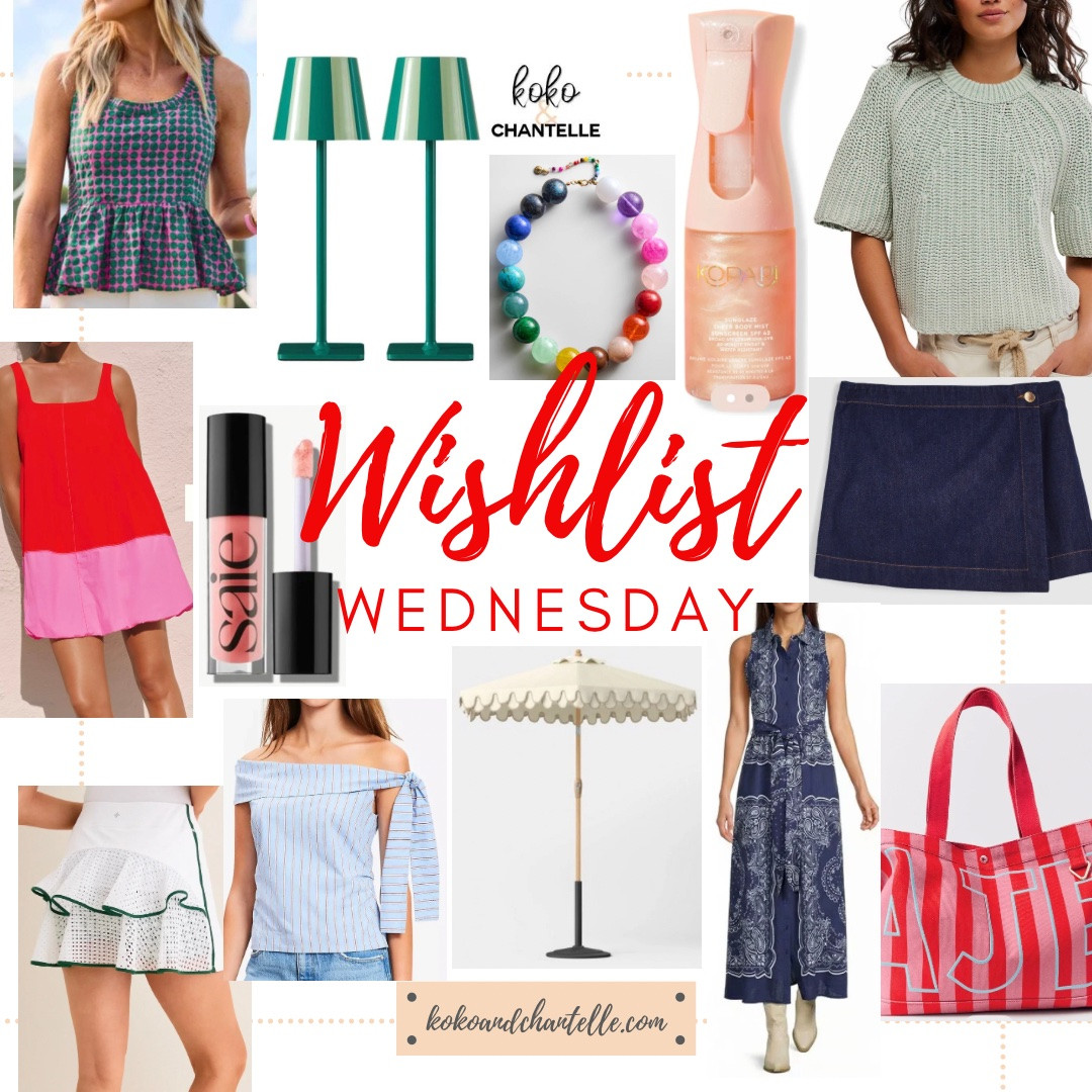 Wish List Wednesday is here, and we have one week of school left! Sneaking in some summer finds…summer concerts, patio time, summer weddings!

#LTKHome #LTKOver40 #LTKselfcare