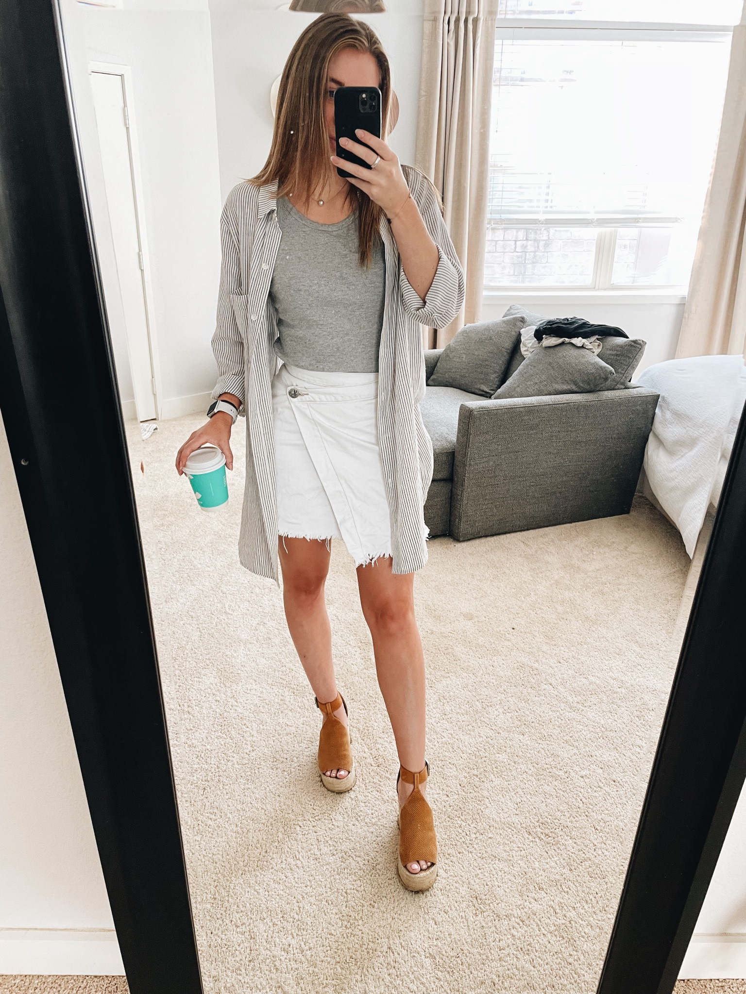 August style: workwear - skirts - tank top - Anthropologie 

#LTKFind #LTKunder100 #LTKsalealert