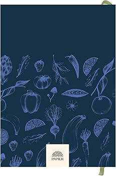 Papier Recipe Journal - Harvest, Navy, 8.46" L x 6.02" W, Hardback | Preserve Family Traditions |... | Amazon (US)