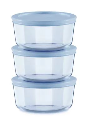 Pyrex Simply Store® Tinted 6-Piece Round Storage Value Pack with Plastic Lids | Belk