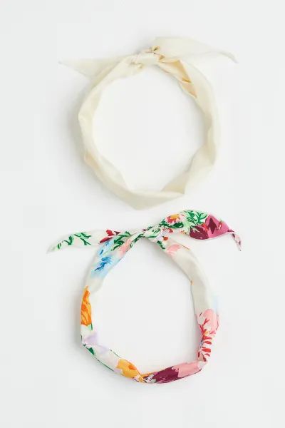 2-pack Scarves/Hairbands | H&M (US + CA)