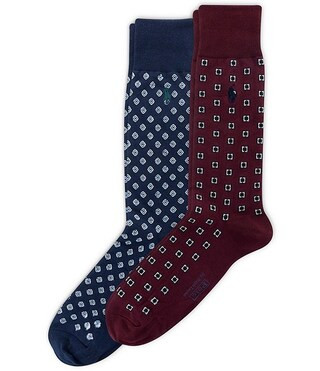 Polo Ralph Lauren Foulard-Printed Dress Socks 2-Pack | Dillard's | Dillard's