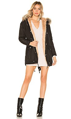 Posh Faux Fur Parka in Black | Revolve Clothing (Global)