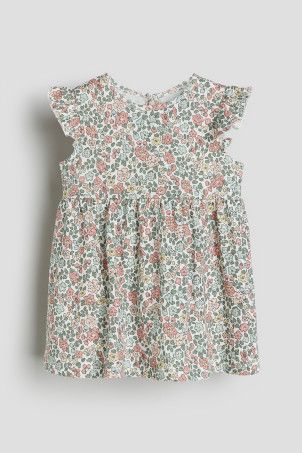 Ruffle-trimmed Cotton Dress | H&M (US + CA)