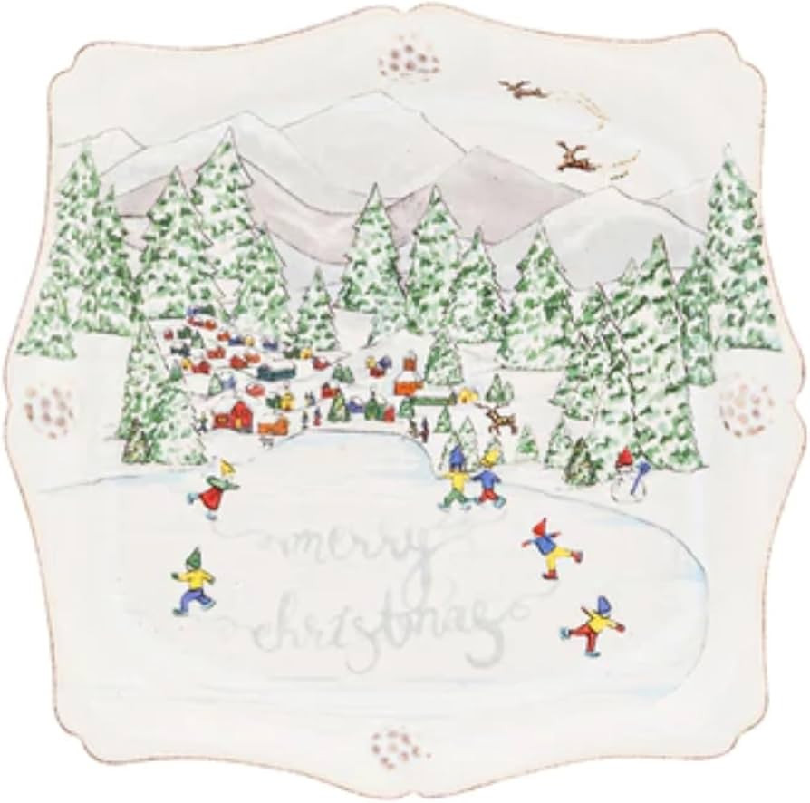 Juliska Berry & Thread North Pole Merry Christmas Trinket Tray | Amazon (US)