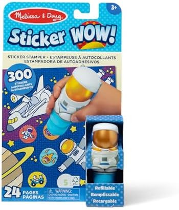 Melissa & Doug Sticker Wow!™ 24-Page Activity Pad and Sticker Stamper, 300 Stickers, Arts and C... | Amazon (CA)