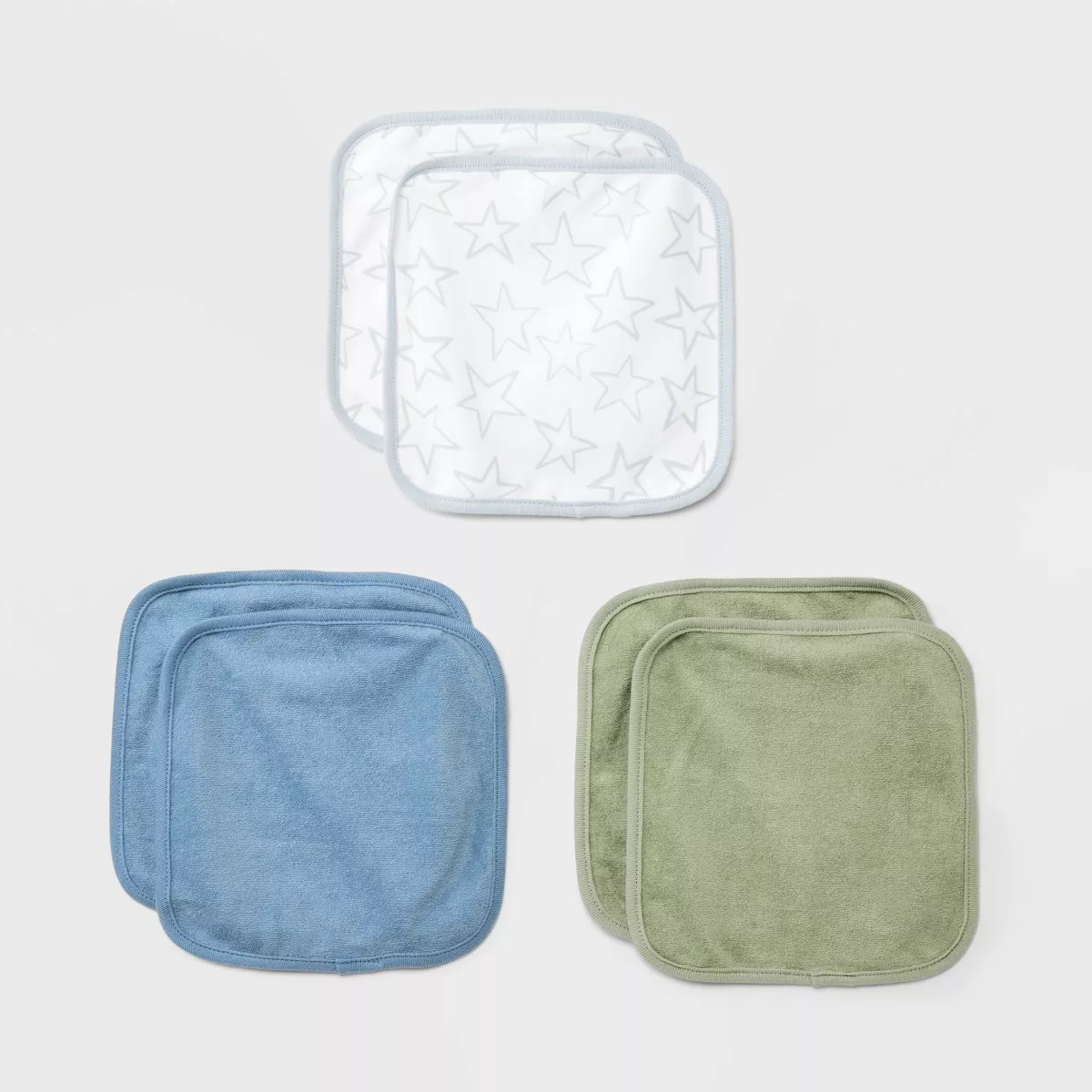 Baby 6pk Washcloth Set - Cloud Island™ | Target