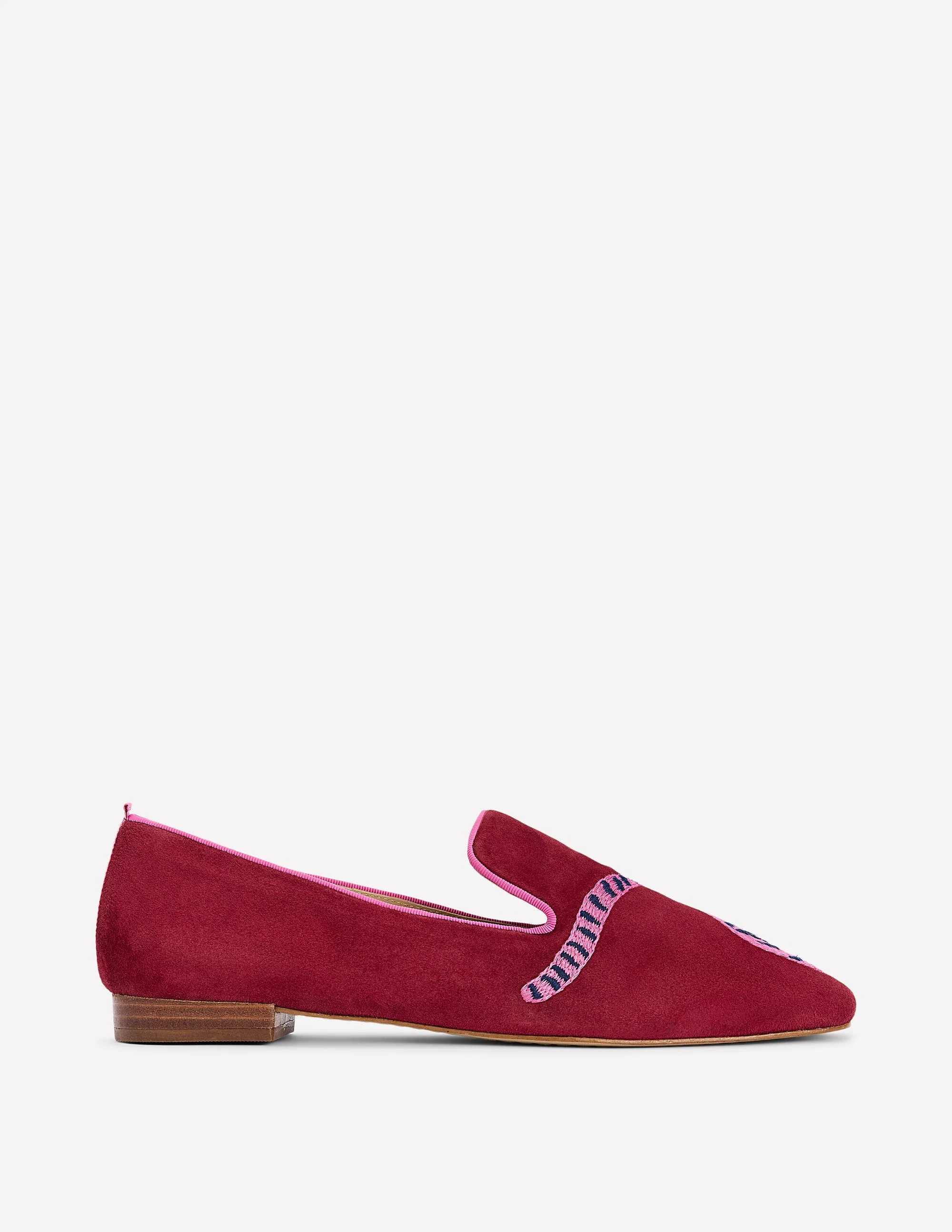 Slipper Cut Loafer-Oxblood Tiger | Boden (US)
