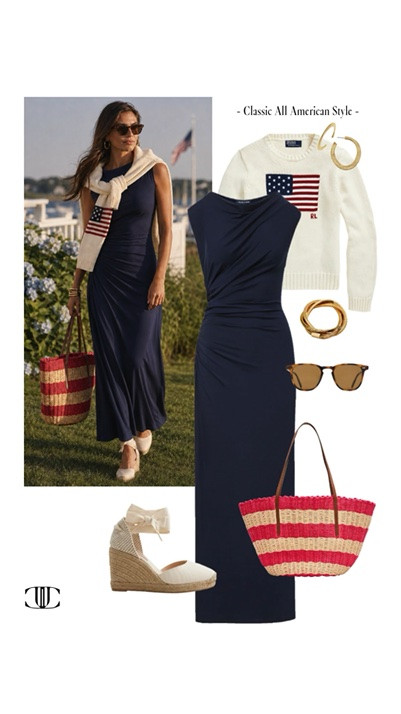 Classic All-American summer style ❤️🤍💙

I pulled together 8 looks perfect for Memorial Day, the 4th of July, and every summer moment in between. Think crisp white denim, navy maxis, breton stripes, gingham, and the perfect pop of red.

Easy, timeless looks made for backyard barbecues, harbor dinners, fireworks, and long weekends by the water. Save this for summer outfit inspo and tap to shop each look. ✨

#LTKootd #LTKSeasonal #LTKOver40