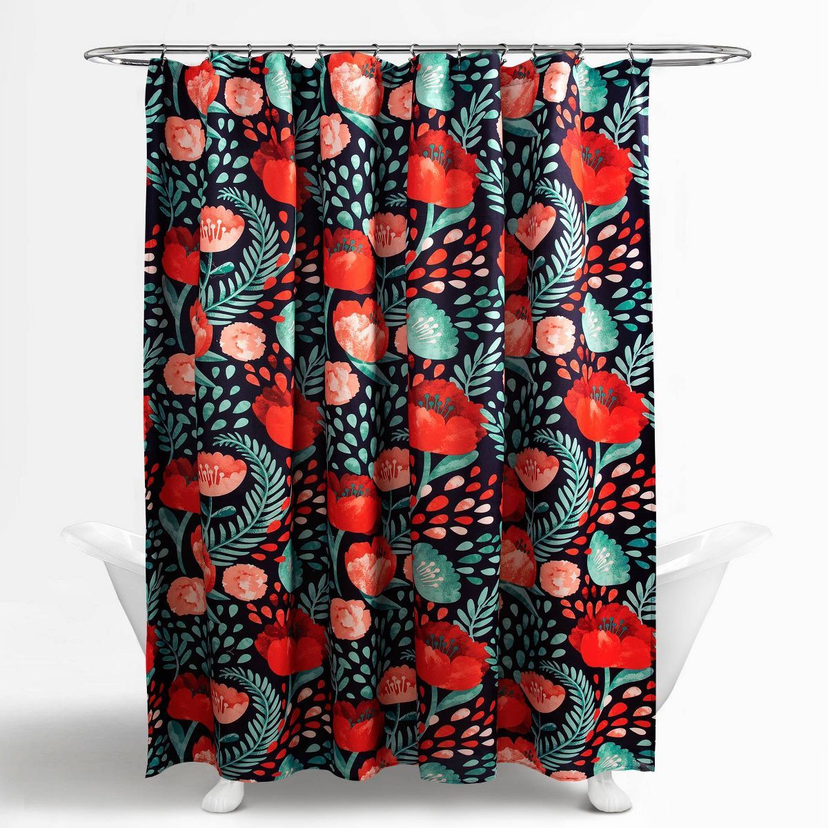 Poppy Garden Shower Curtain - Lush Décor | Target