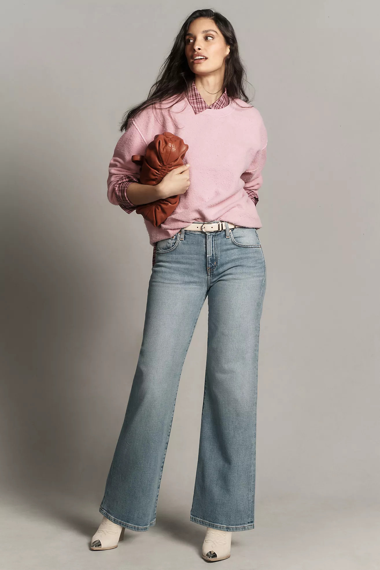 Etica Romi Mid-Rise Wide-Leg Jeans | Anthropologie (US)