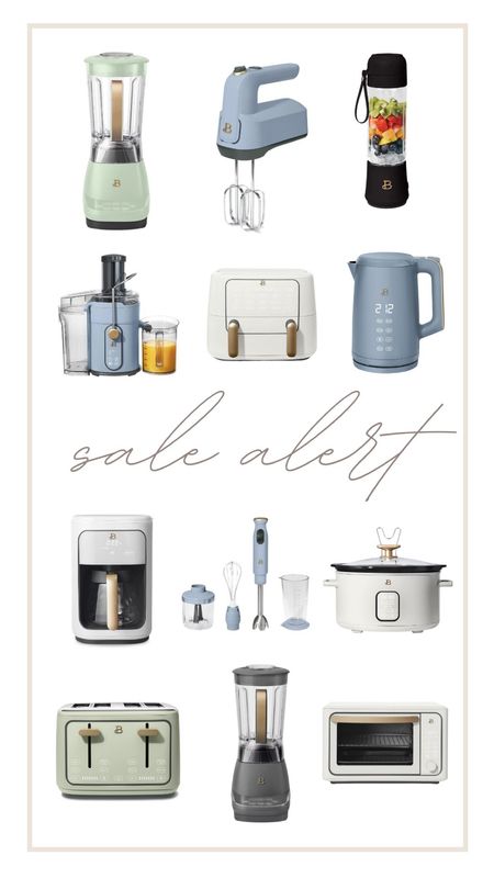 Pretty kitchen appliances on sale at Walmart!

coffee blender toast cook juice chef white blue green gold glass neutral coastal sale

#LTKunder100 #LTKsalealert #LTKhome