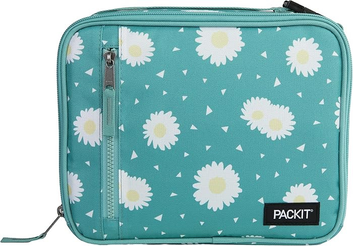 PackIt Freezable Classic Lunch Box, Daisy Sage, Built with EcoFreeze Technology, Collapsible, Reu... | Amazon (US)