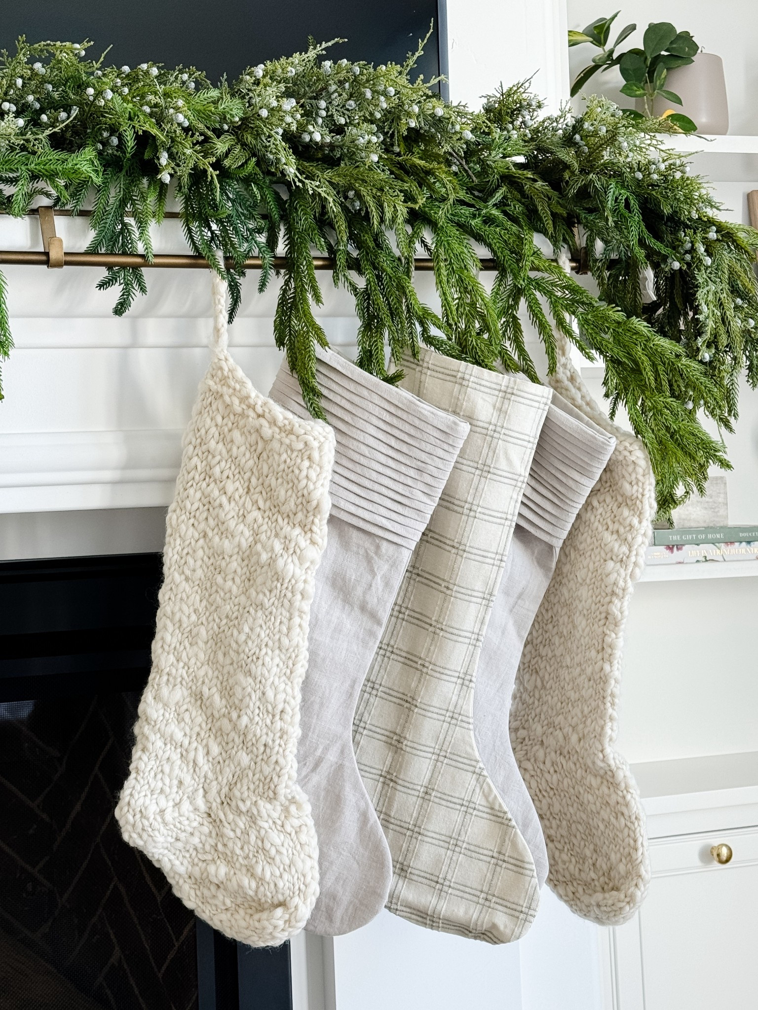 I blended two garlands to create this look!  Linking those and this stocking hangers that is so heavy duty and holds more than 6 stockings, is the version from last year!  But linking the ones that are new this year!  So good!

#LTKSeasonal #LTKSaleAlert #LTKHoliday