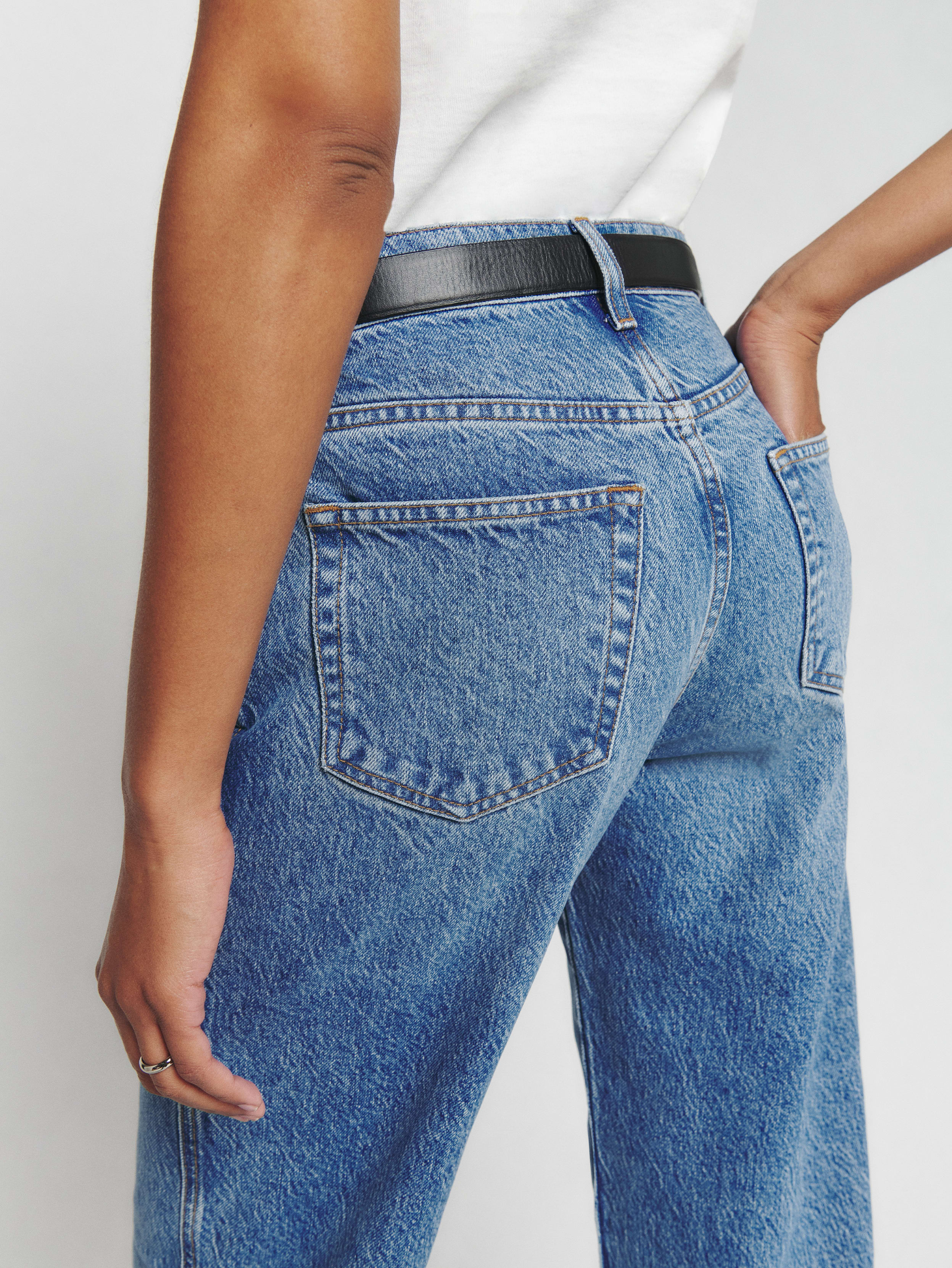 Val 90s Mid Rise Straight Jeans | Reformation (US & AU)