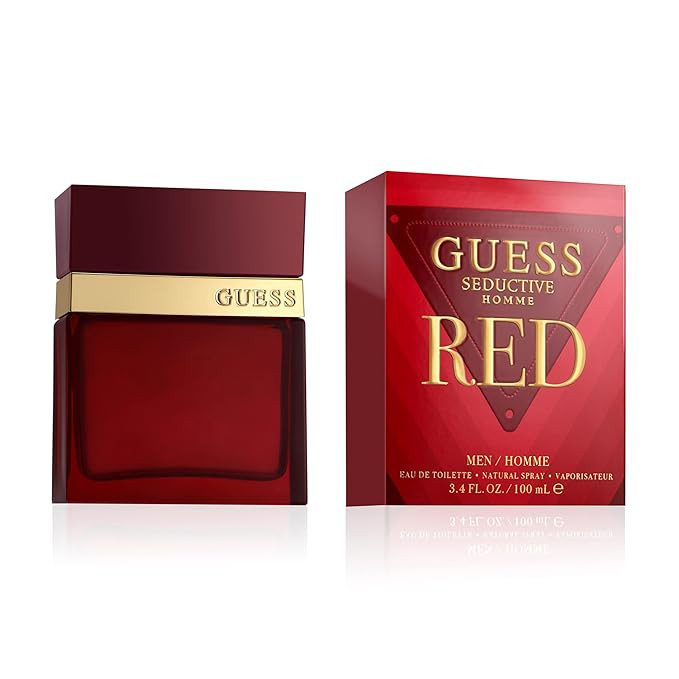 Guess Seductive Red Men/Homme Eau de Toilette Cologne Spray For Men, 3.4 Fl. Oz. | Amazon (US)