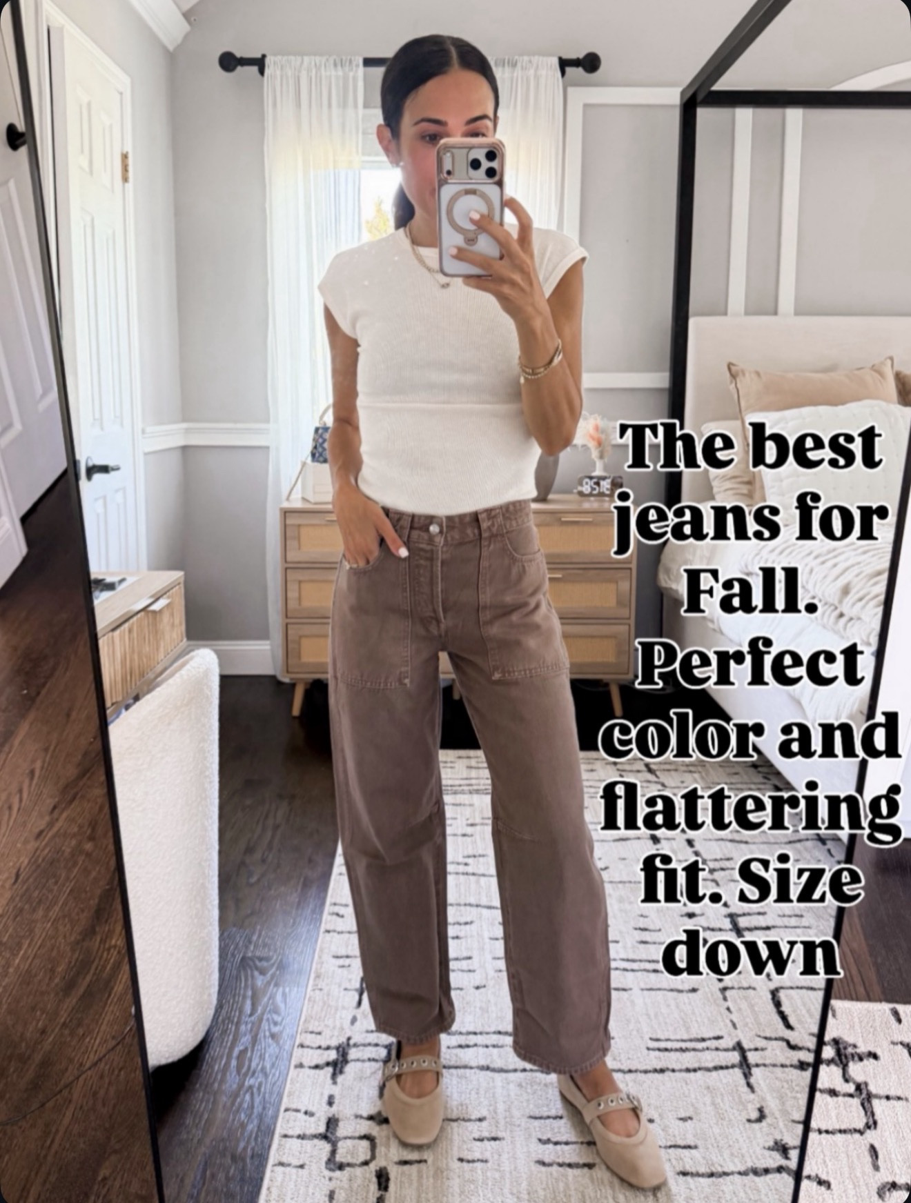 Love these fall jeans. Size down

#LTKSaleAlert #LTKOver40 #LTKSeasonal