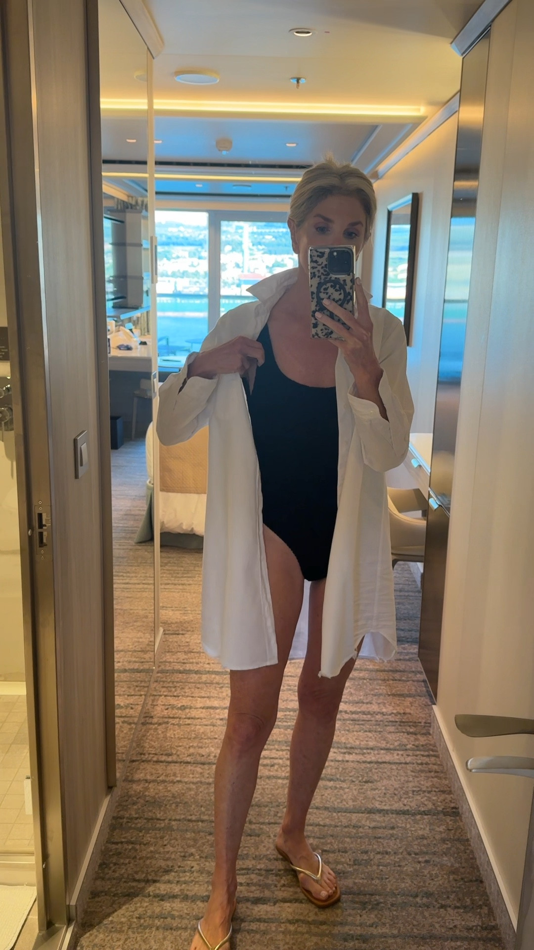 Black one piece swimsuit and cover up (size S) 

#LTKStyleTip #LTKSwim #LTKTravel