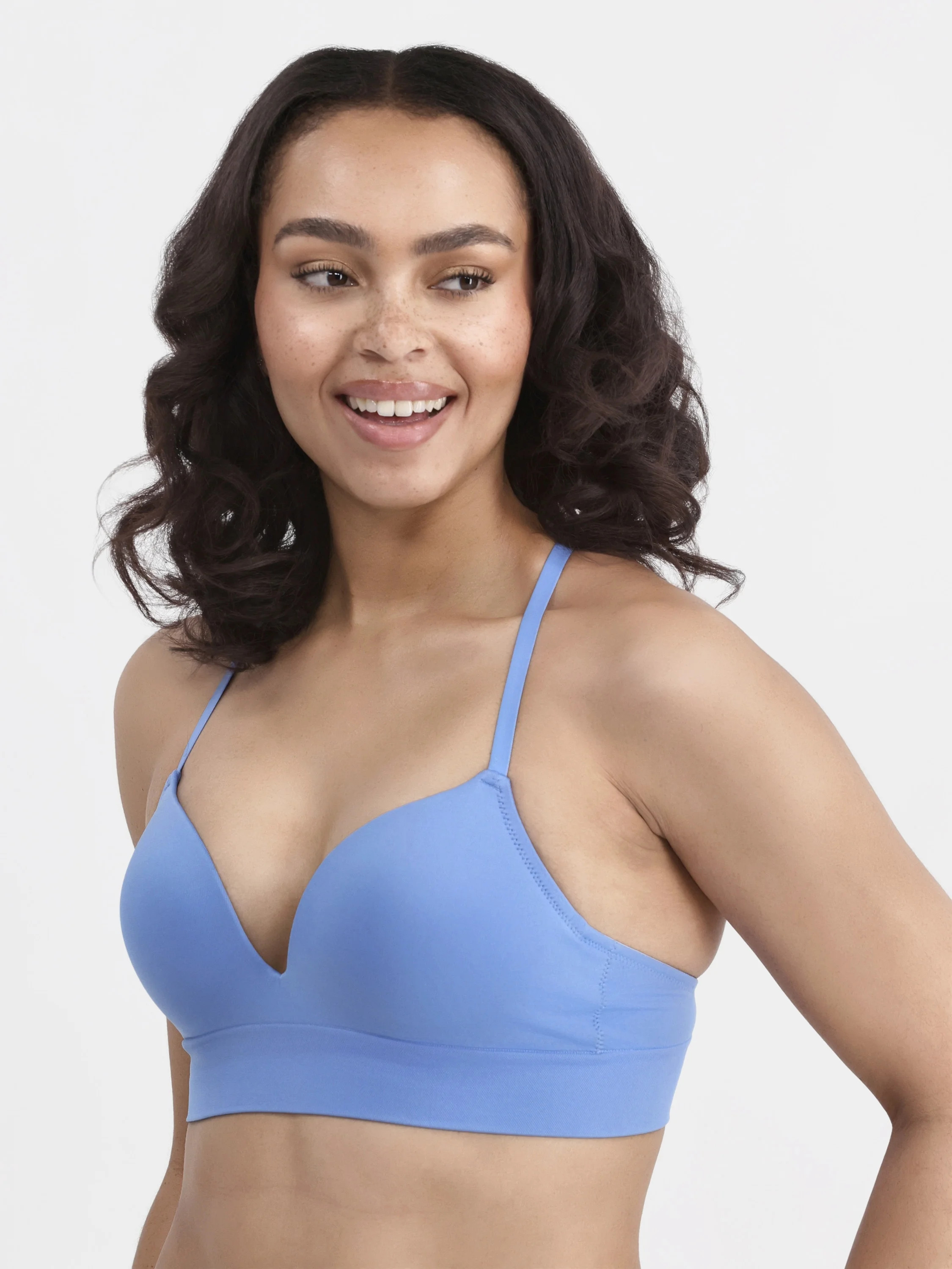 No Boundaries Women's Seamless Wirefree Bra, Sizes XS-XXXL | Walmart (US)