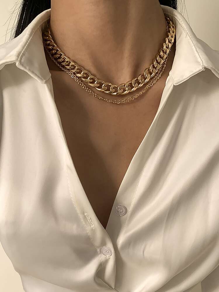 Layered Chain Necklace | SHEIN