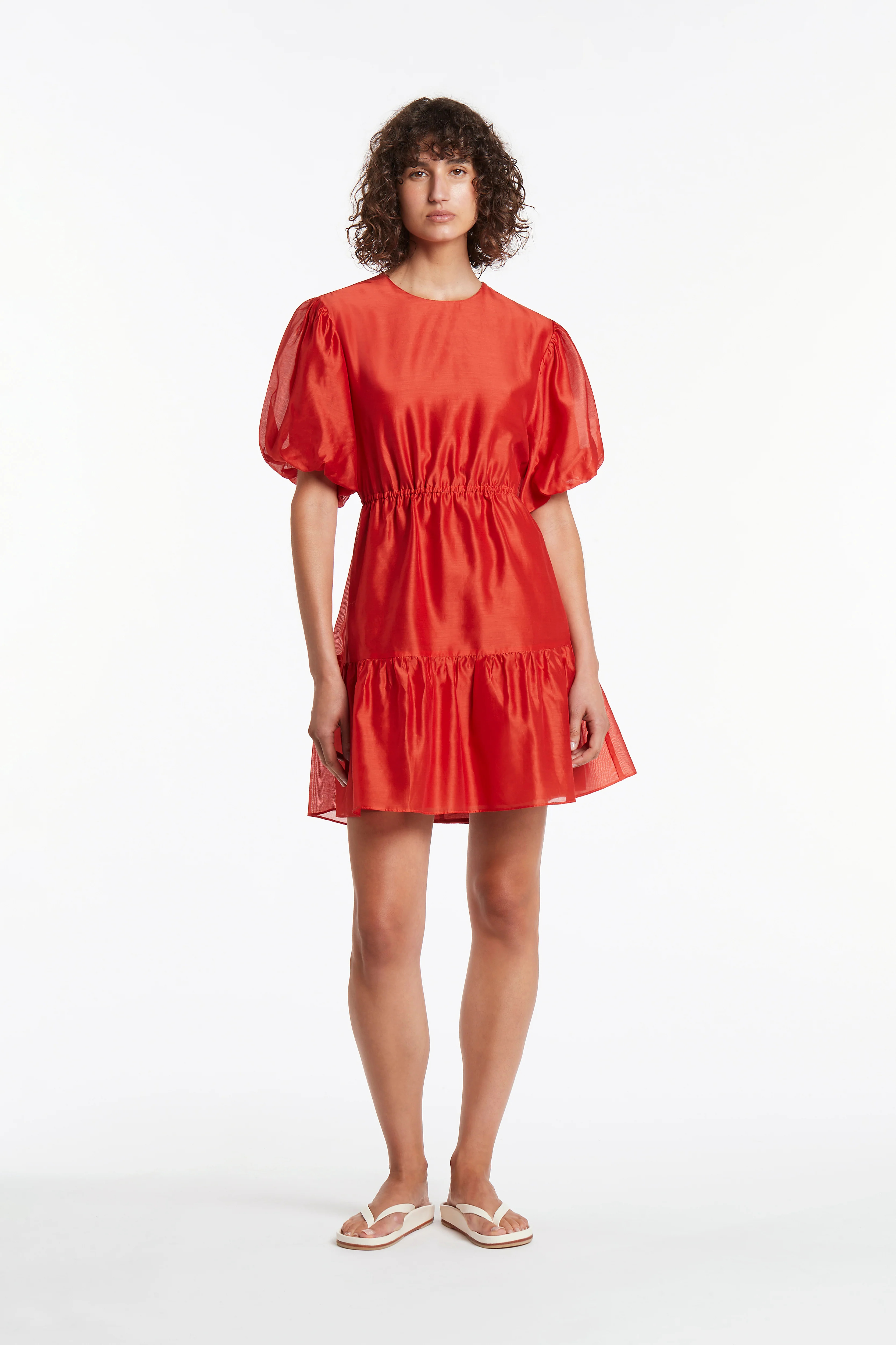LUCELIA PUFF SLEEVE MINI DRESS | SIR The Label 