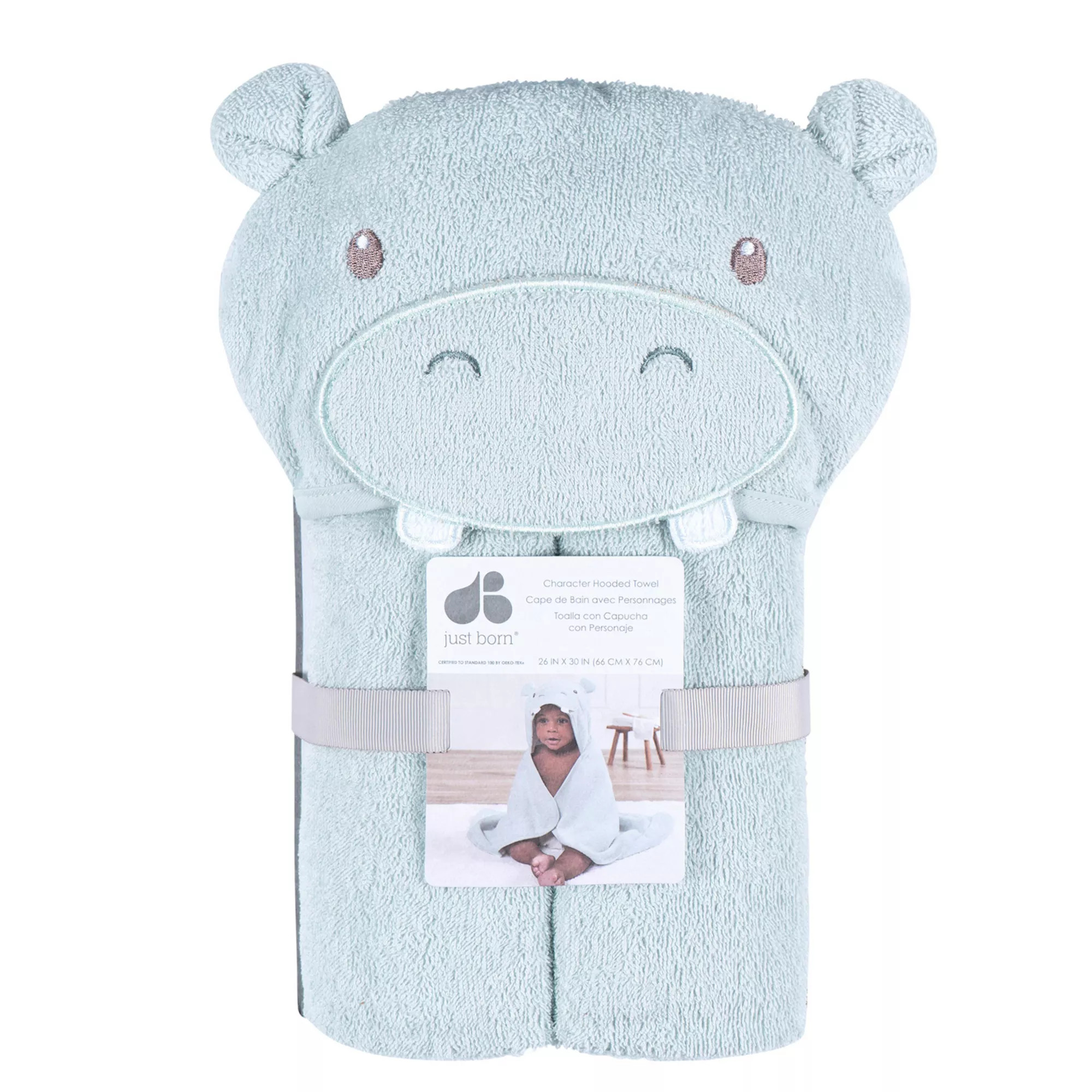 Just Born Baby Animal Character Towel | Kohl's