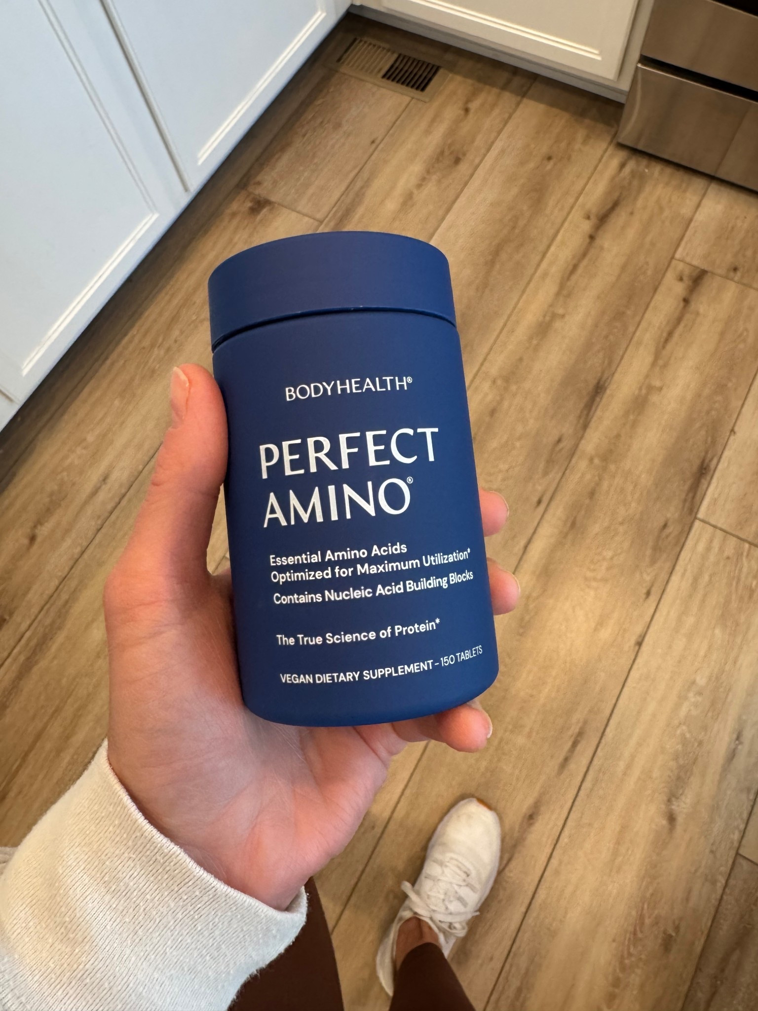The best natural way to keep your muscles growing while working out in a fasted state! I love what these aminos help give your body!