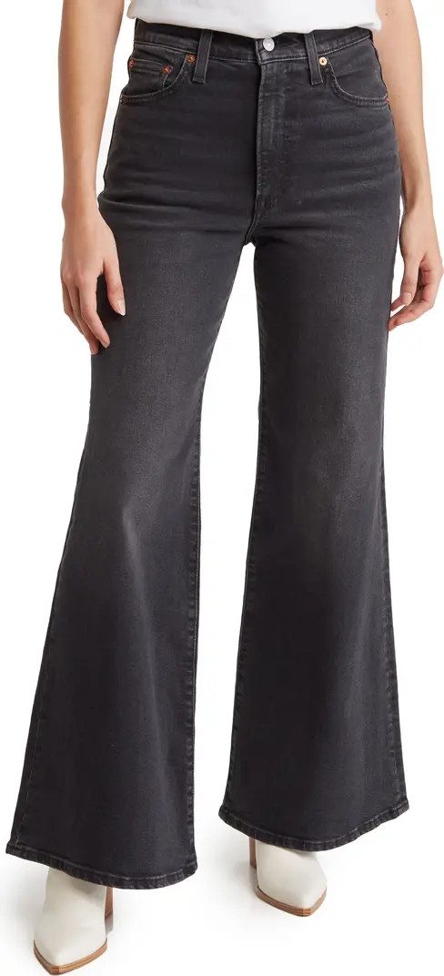 Ribcage Bell High Waist Flare Leg Jeans | Nordstrom Rack