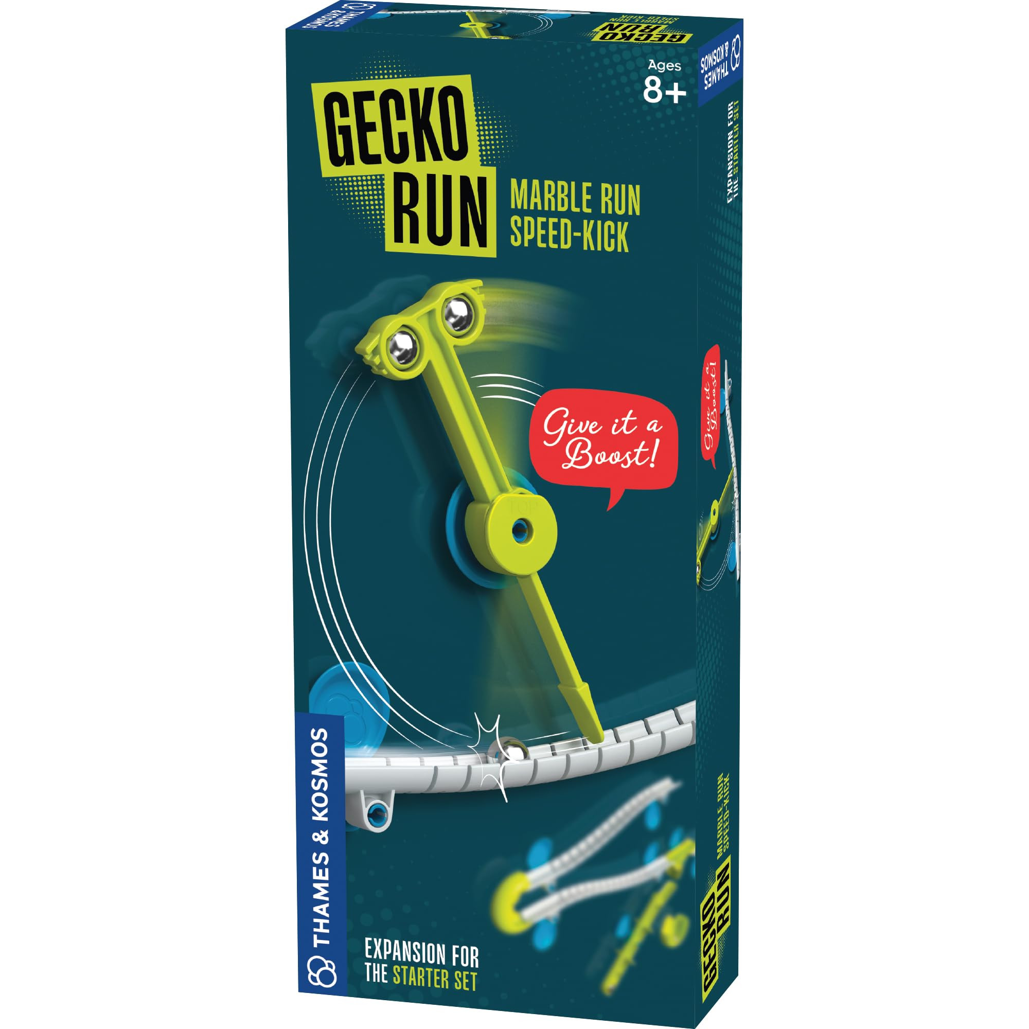 Gecko Run Marble Run Speed-Kick Expansion Pack by Thames & Kosmos – Extra Stunt for Vertical Ma... | Amazon (US)