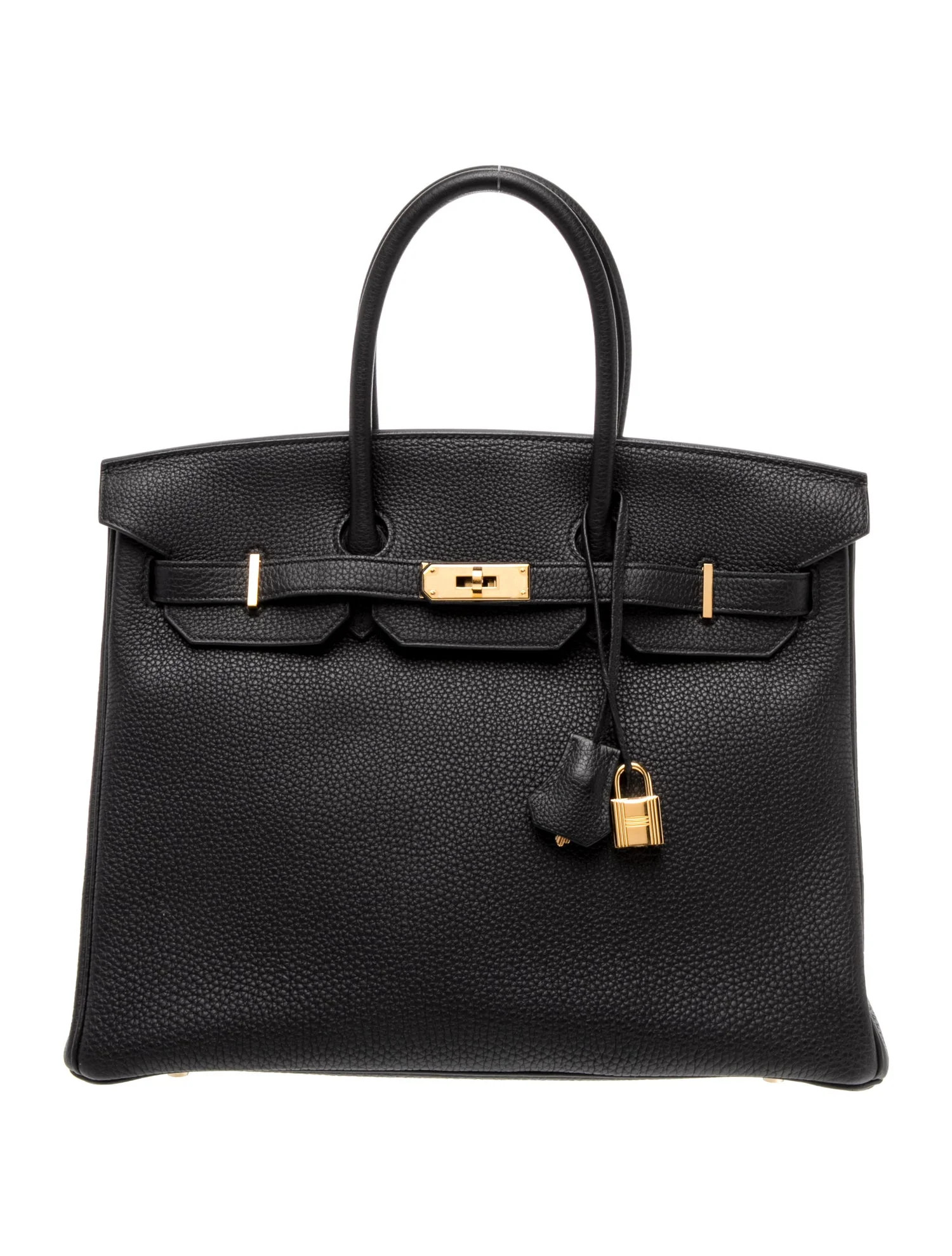 Hermès Togo Birkin 35 - Black Handle Bags, Handbags - HER817220 | The RealReal | The RealReal
