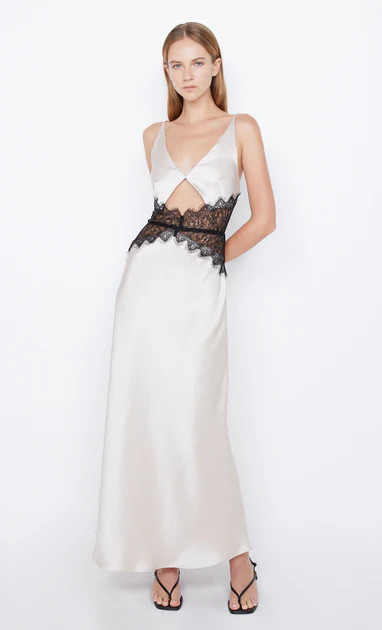 CAMILLE MAXI DRESS - SAND/BLACK | Bec & Bridge (Global)