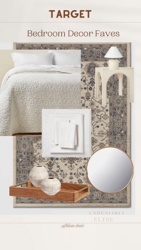 Neutral Target Bedroom Decor Finds!

UndeniablyElyse.com

Quilt, Tan Bedding, Round Mirror, Wood Tray, Vases, Nightstand, Mini Lamp

#LTKhome #LTKunder100