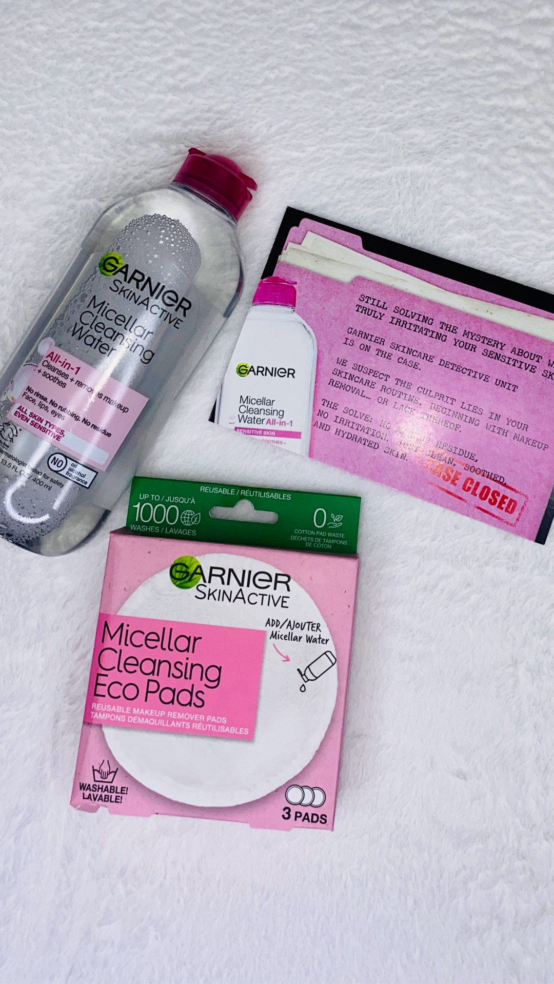 Garnier Micellar Cleansing Water and Eco Pads for removing makeup

#LTKgrwm #LTKTravel #LTKBeauty