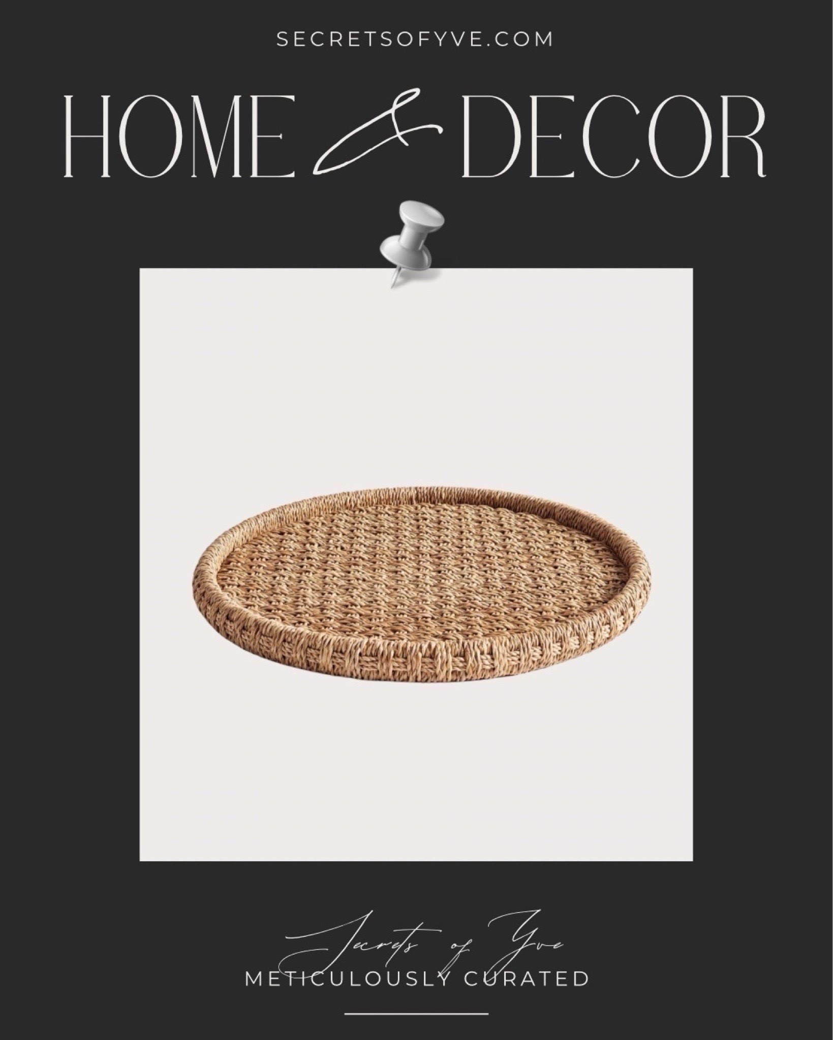 Secretsofyve: A versatile seagrass tray that comes in 2 different shapes! Home decor. @potterybarn Wedding centerpiece.
#Secretsofyve #ltkgiftguide
Always humbled & thankful to have you here.. 
CEO: PATESI Global & PATESIfoundation.org #ltkwatchnow
 @secretsofyve : where beautiful meets practical, comfy meets style, affordable meets glam with a splash of splurge every now and then. I do LOVE a good sale and combining codes! #ltkstyletip #ltksalealert #ltku #ltkfindsunder100 #ltkholiday #ltkfindsunder50 #ltkfoodie secretsofyve

#LTKHome #LTKWedding #LTKSeasonal