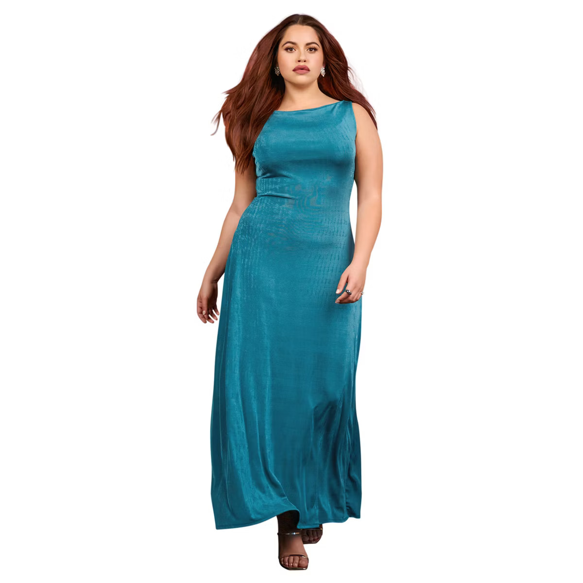 Rebdolls Women's Lainey Slink Cap Sleeve Maxi A Line Dress | Target