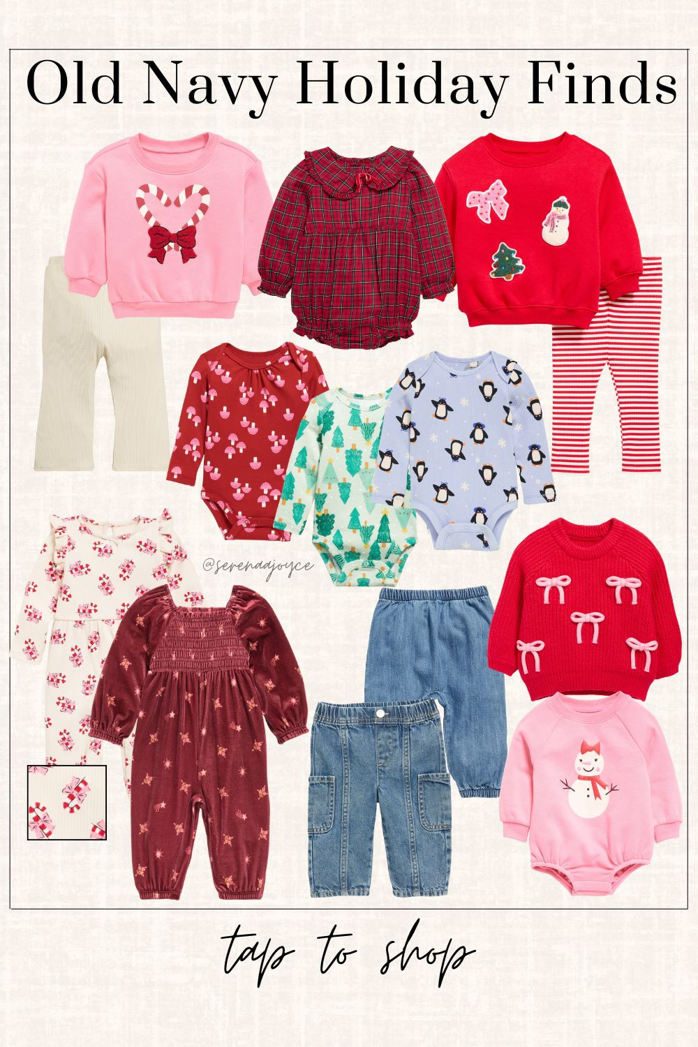 30-60% off Old Navy baby girl holiday outfits!

baby girl clothes, baby girl outfits, baby girl christmas clothes, baby girl christmas outfits 

 #LTKSeasonal #LTKBaby #LTKKids