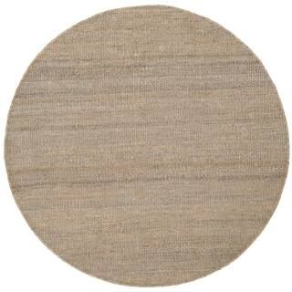 Safavieh Natural Fiber Gray 8 ft. x 8 ft. Round Area Rug-NF368C-8R - The Home Depot | The Home Depot