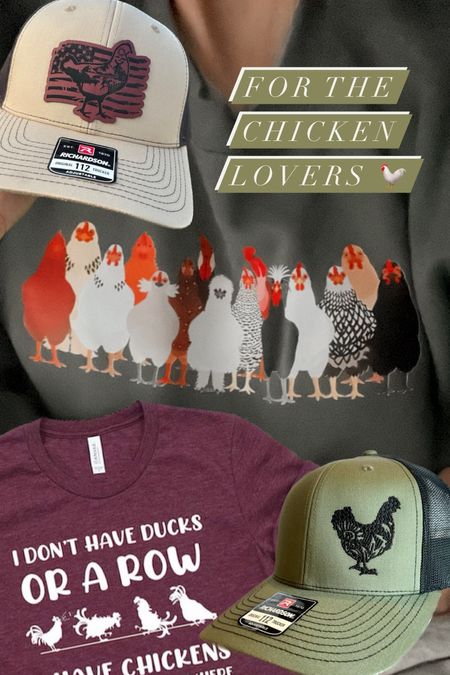 Sweatshirt, tee & hats for the chicken lover in your life 🐓

#LTKstyletip #LTKGiftGuide